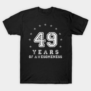 Vintage 49 years of awesomeness T-Shirt